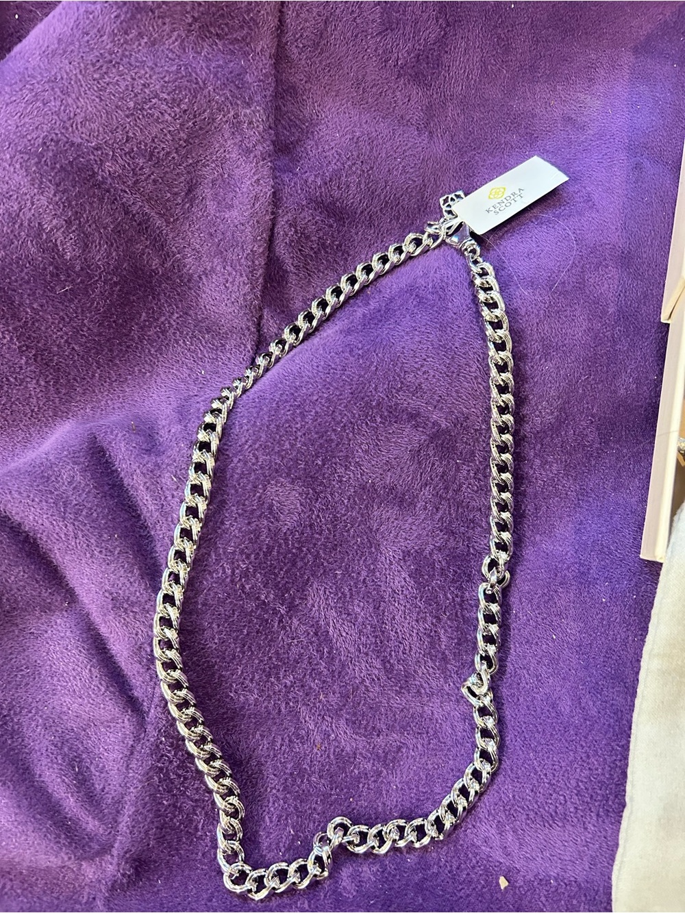Kendra Scott Silver Vincent Chain Necklace